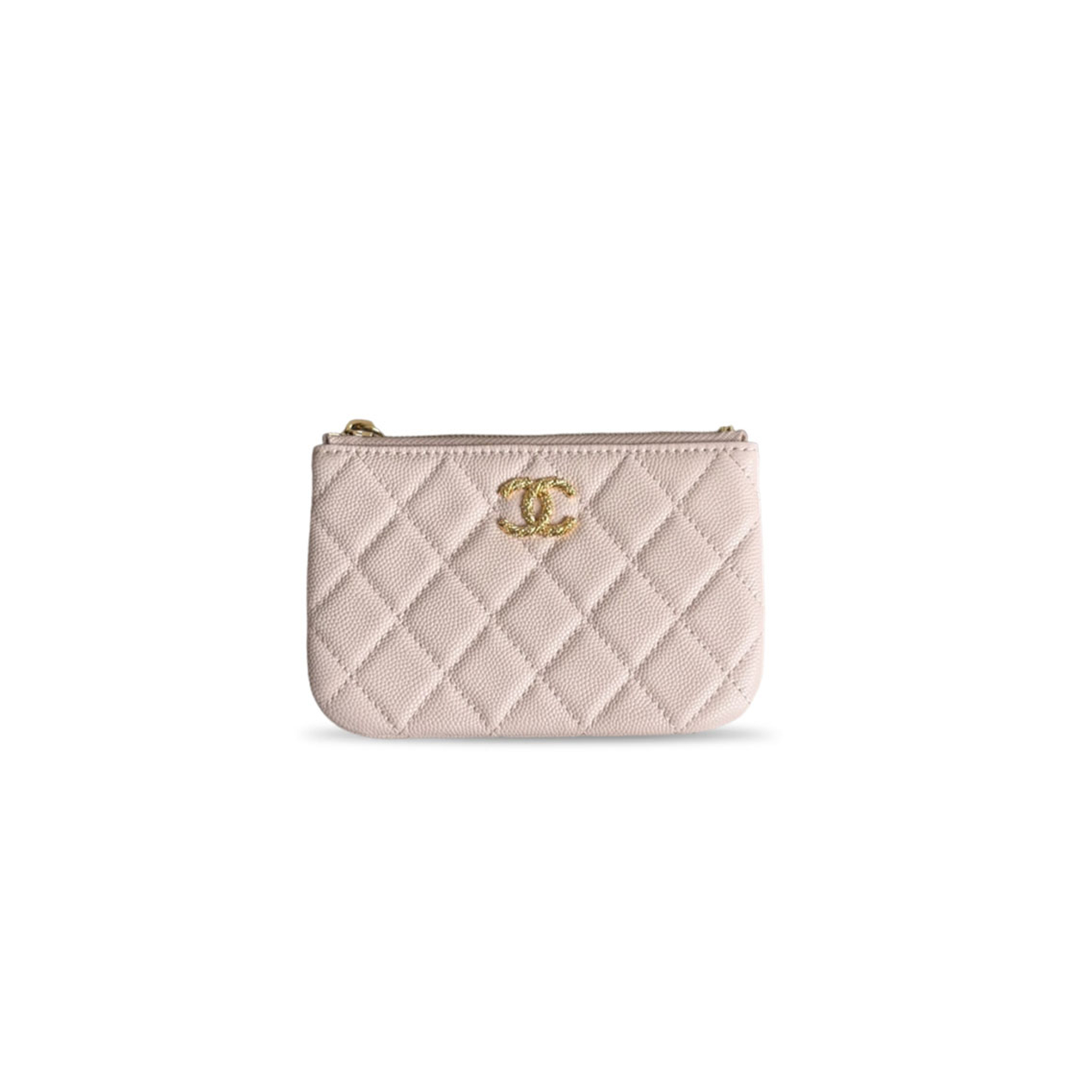 CHANEL CAVIAR QUILTED CC POUCH AP5075 (15*9.5cm) 